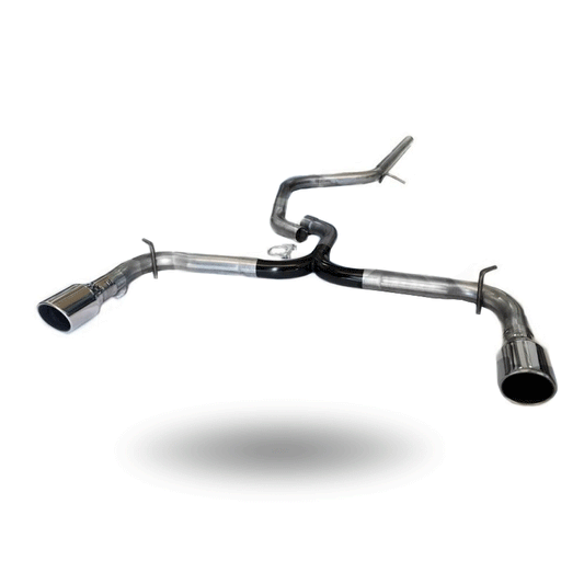 DOUBLE OUTLET STRAIGHT EXHAUST LINE - GOLF 8 GTI