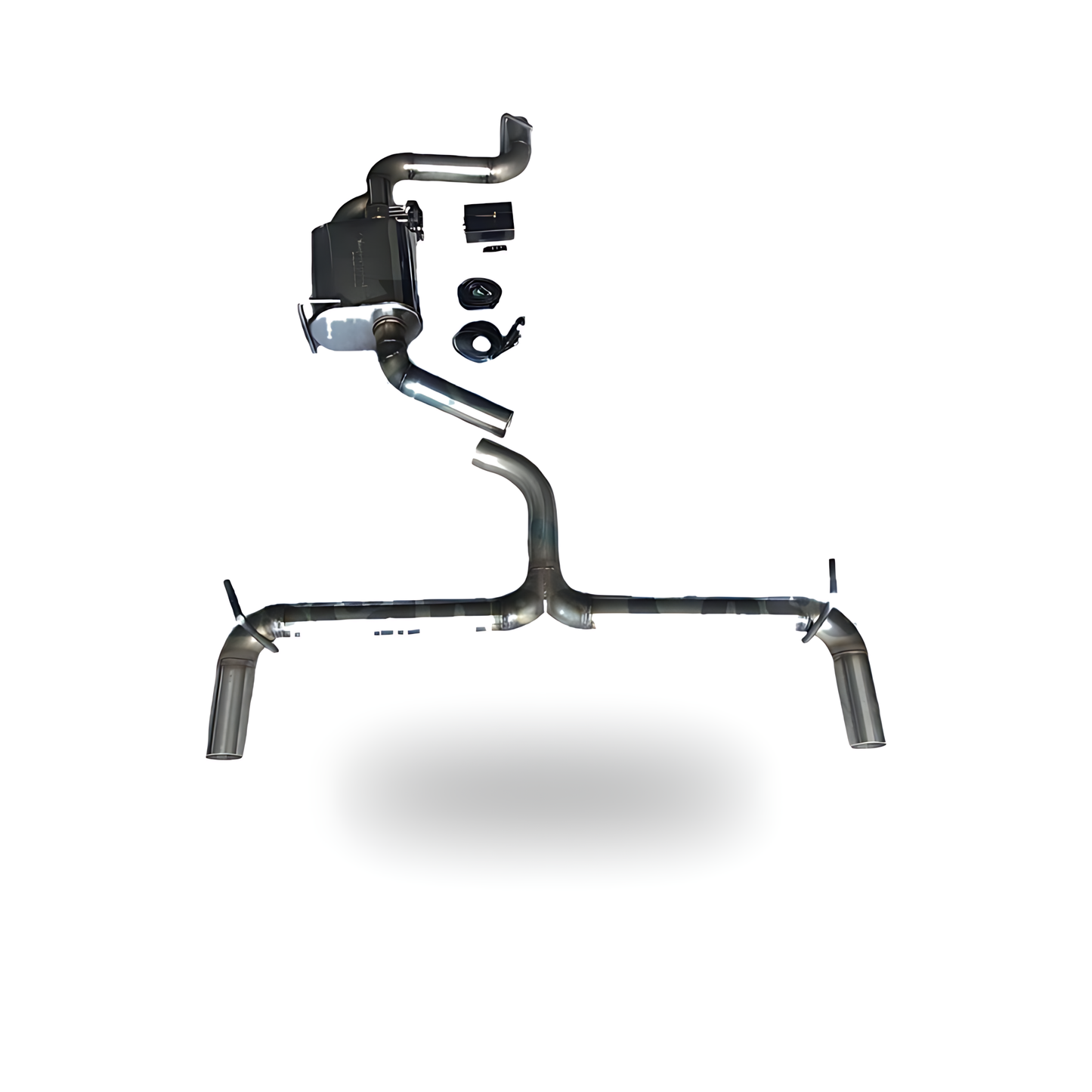 Línea escape válvula eléctrica 60mm Seat Leon 5F mando distancia