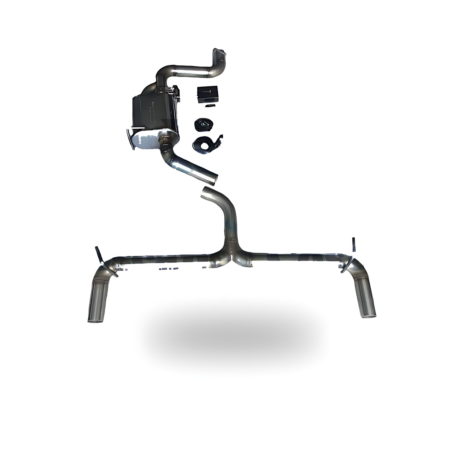 Línea escape válvula eléctrica 60mm Seat Leon 5F mando distancia